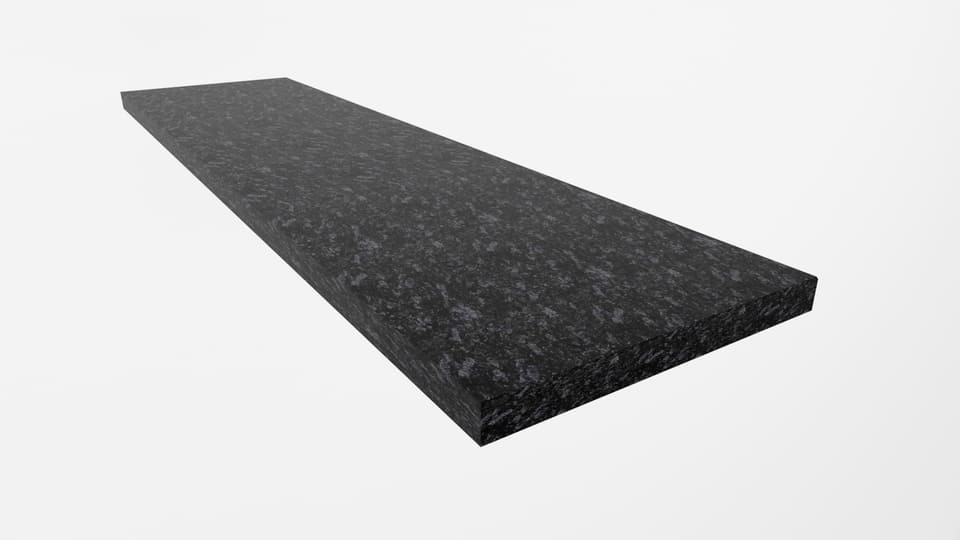 Гранитная плитка Black Diamond Подступенок из гранита Black Diamond от поставщика Стоко фото №1 из галереи