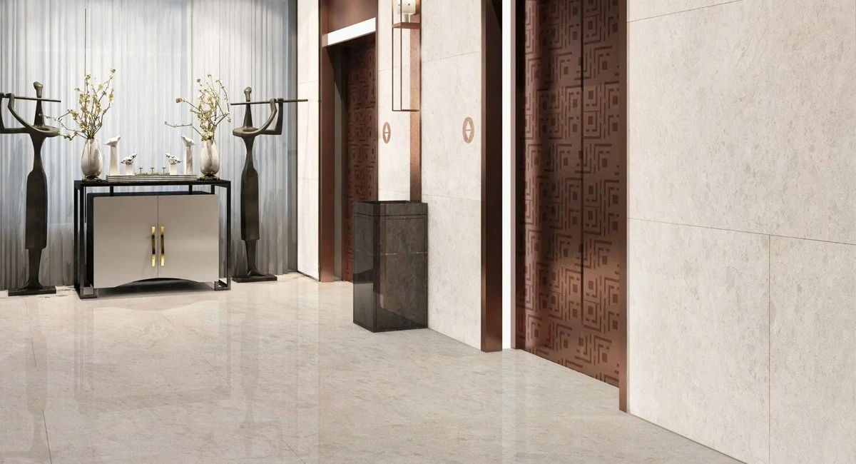 Delicato Beige в отделке пола и стен интерьера